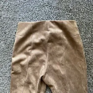 Zara Pants Jumpsuits Zara Faux Suede Leggings Poshmark